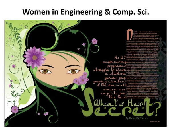 Women in Engineering &amp; Comp. Sci.