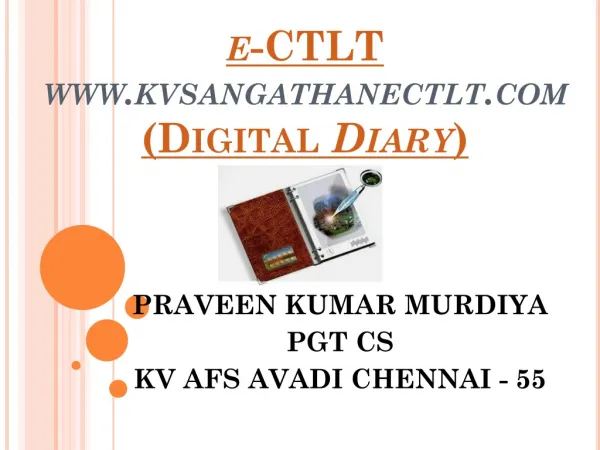 e -CTLT kvsangathanectlt (Digital Diary )