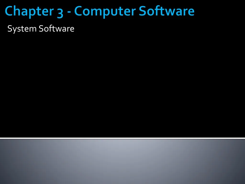 system software