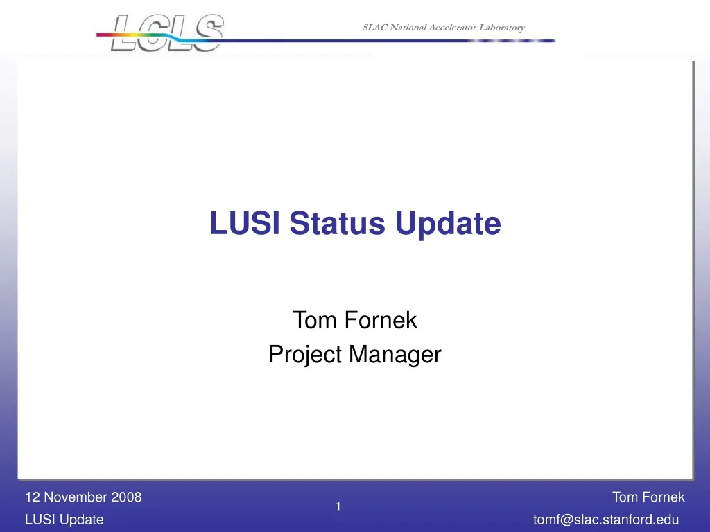 lusi status update