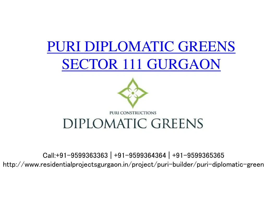 puri diplomatic greens sector 111 gurgaon
