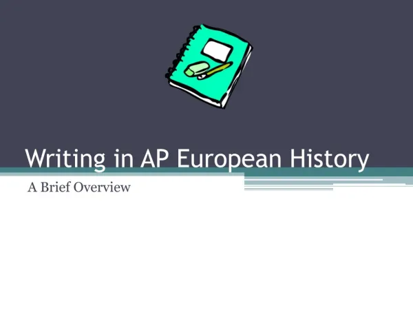 Writing in AP European History