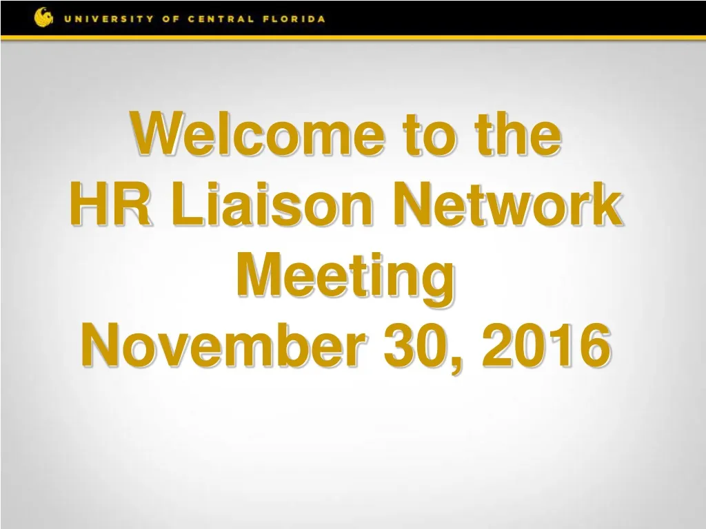 welcome to the hr liaison network meeting