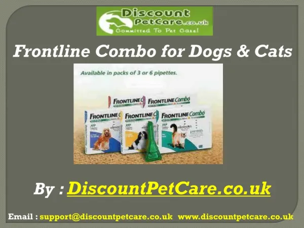 Frontline Combo for Dogs & Cats