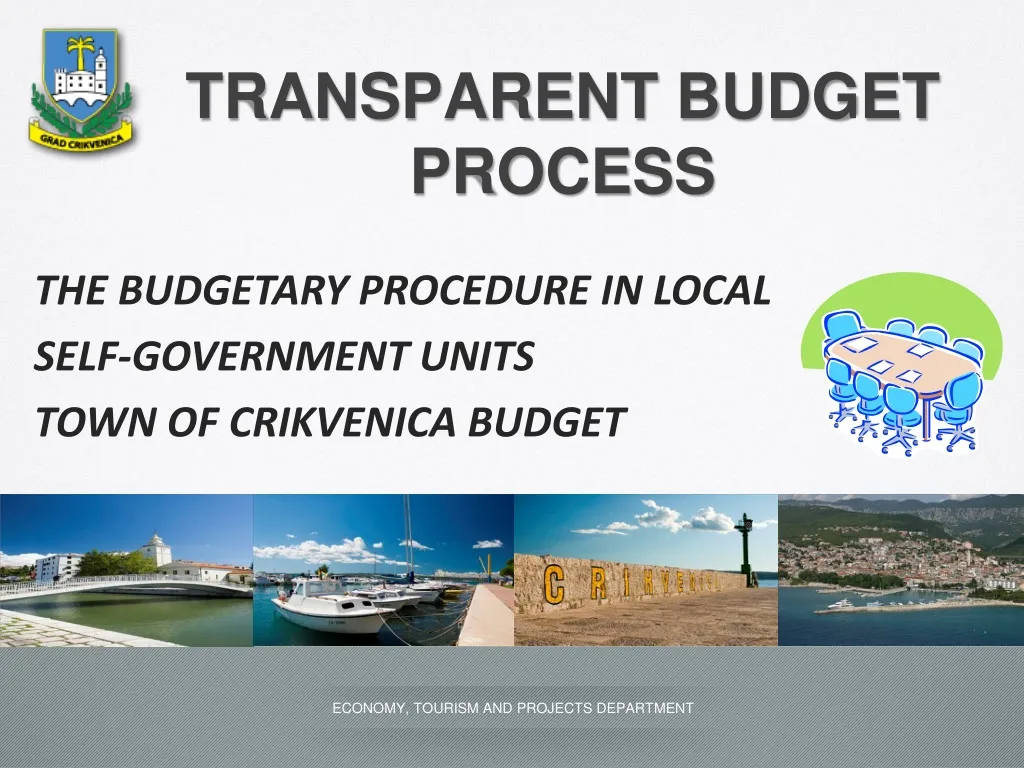 the budgetary procedure in local self government units town of crikvenica budget