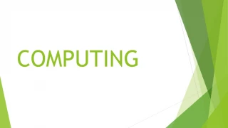 COMPUTING - slide 1