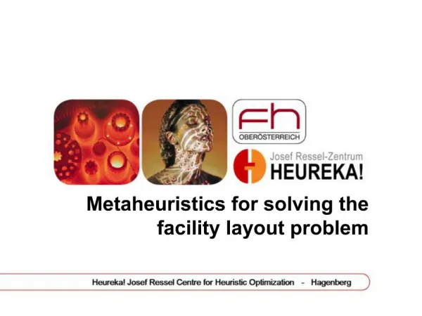 Metaheuristics for solving the facility layout problem