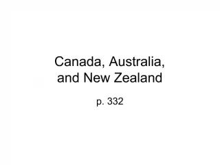 Canada, Australia, and New Zealand - slide 1