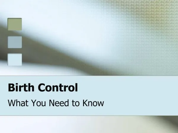 Ppt Birth Control Powerpoint Presentation Free Download Id2096179 