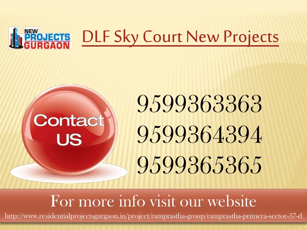 dlf sky court new projects