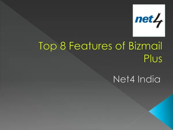 Top 8 Features of Bizmail Plus