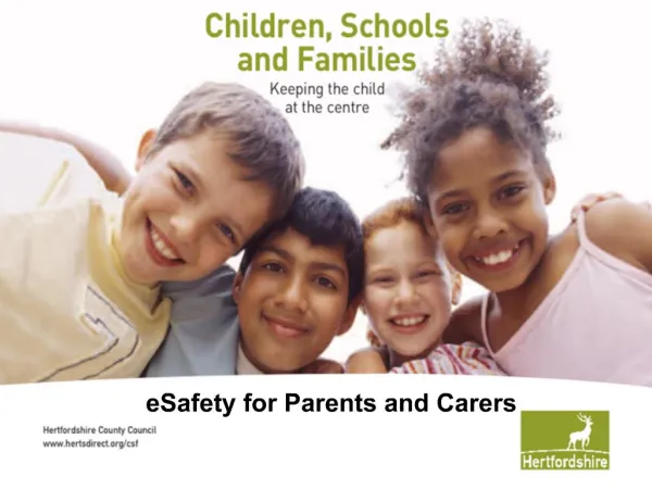 ESafety for Parents and Carers