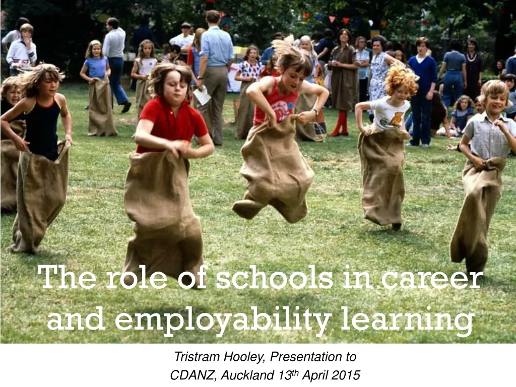 the role of schools in career and employability learning