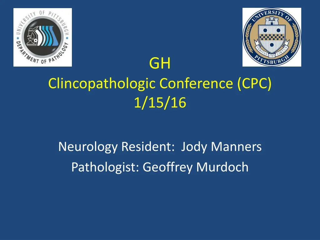 gh clincopathologic conference cpc 1 15 16
