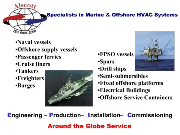 Specialists in Marine Offshore HVAC Systems