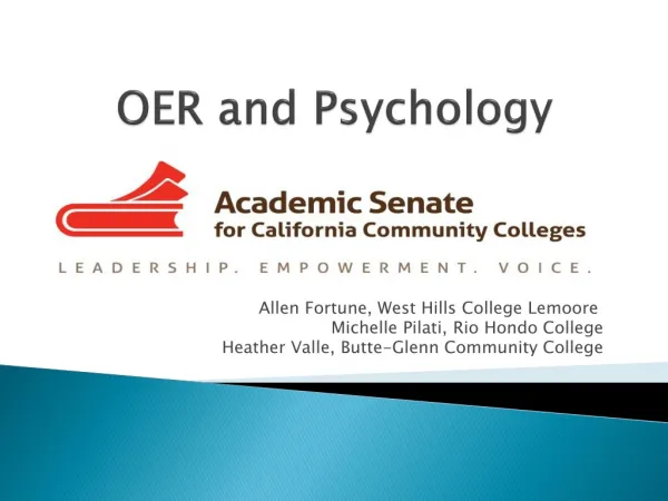 OER and Psychology