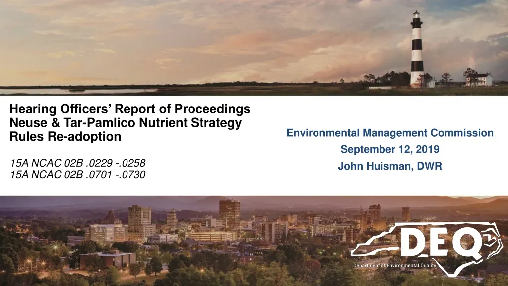 environmental management commission september 12 2019 john huisman dwr