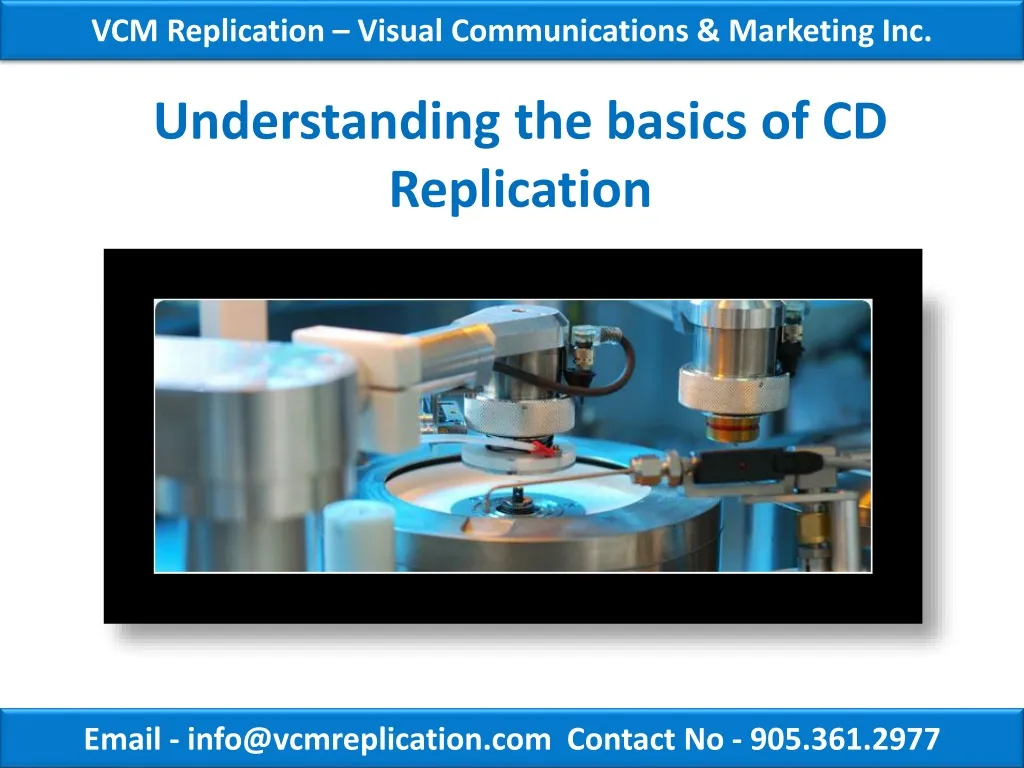understanding the basics of cd replication