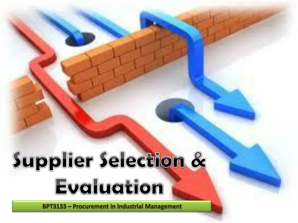 supplier selection evaluation