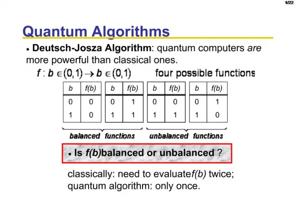 Quantum Algorithms