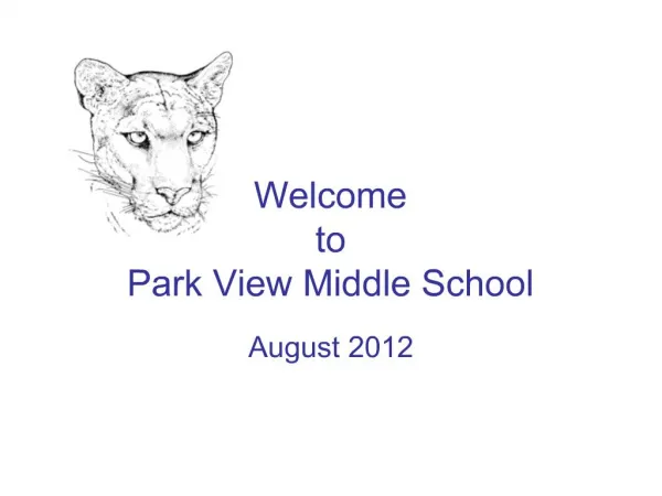 Welcome to Park View Middle School