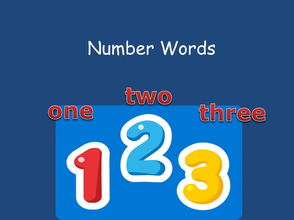 number words
