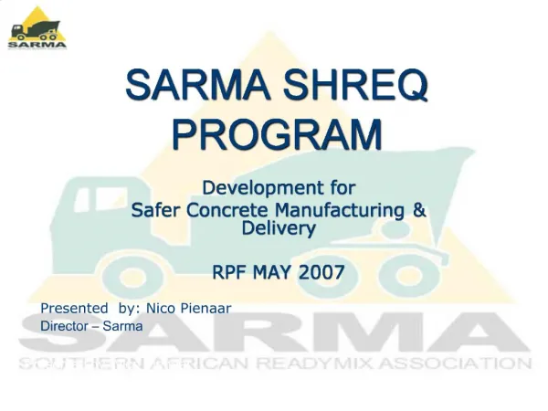 SARMA SHREQ PROGRAM