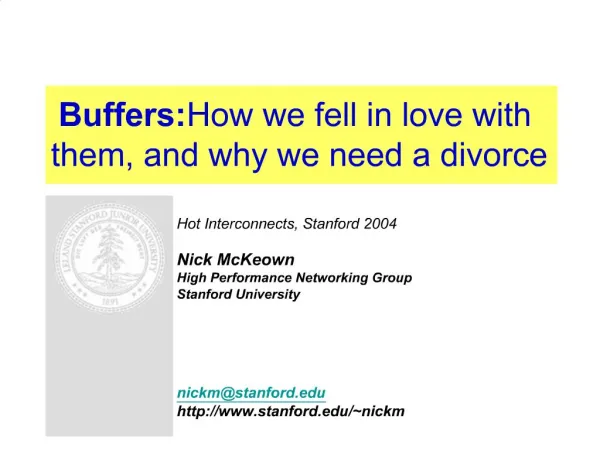 Buffers: How we fell in love with them, and why we need a divorce