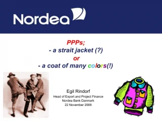 PPPs; - a strait jacket - slide 1