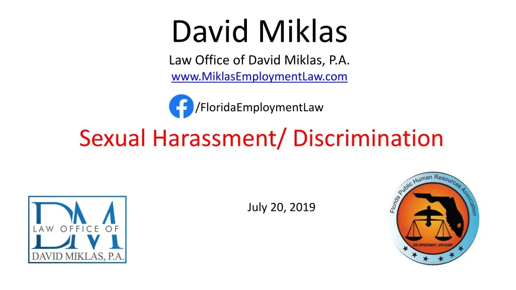 david miklas law office of david miklas p a www miklasemploymentlaw com floridaemploymentlaw
