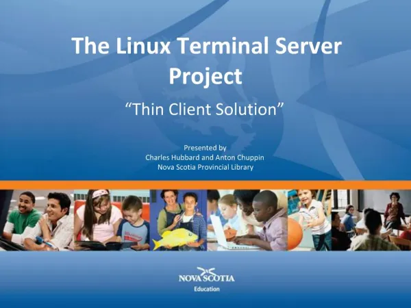 The Linux Terminal Server Project