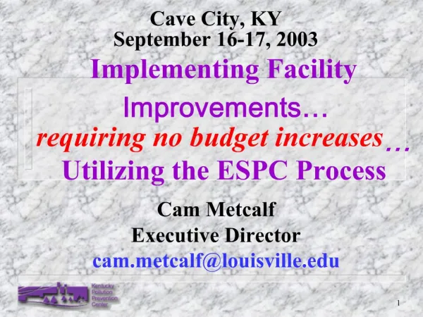 Cave City, KY September 16-17, 2003