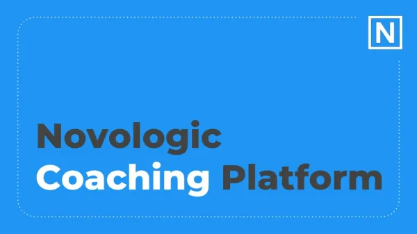 Novologic Coaching Platform