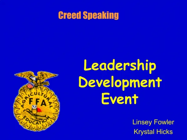 Leadership Development Event