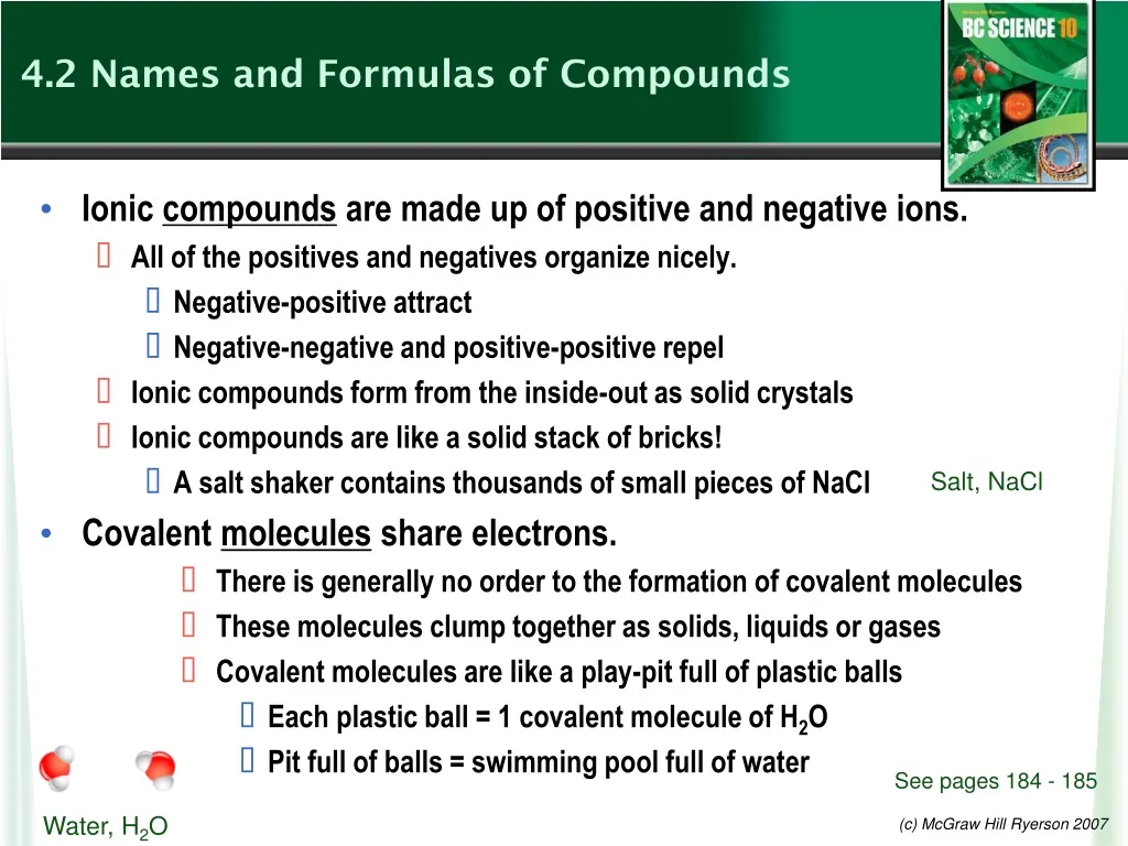 4 2 names and formulas of compounds