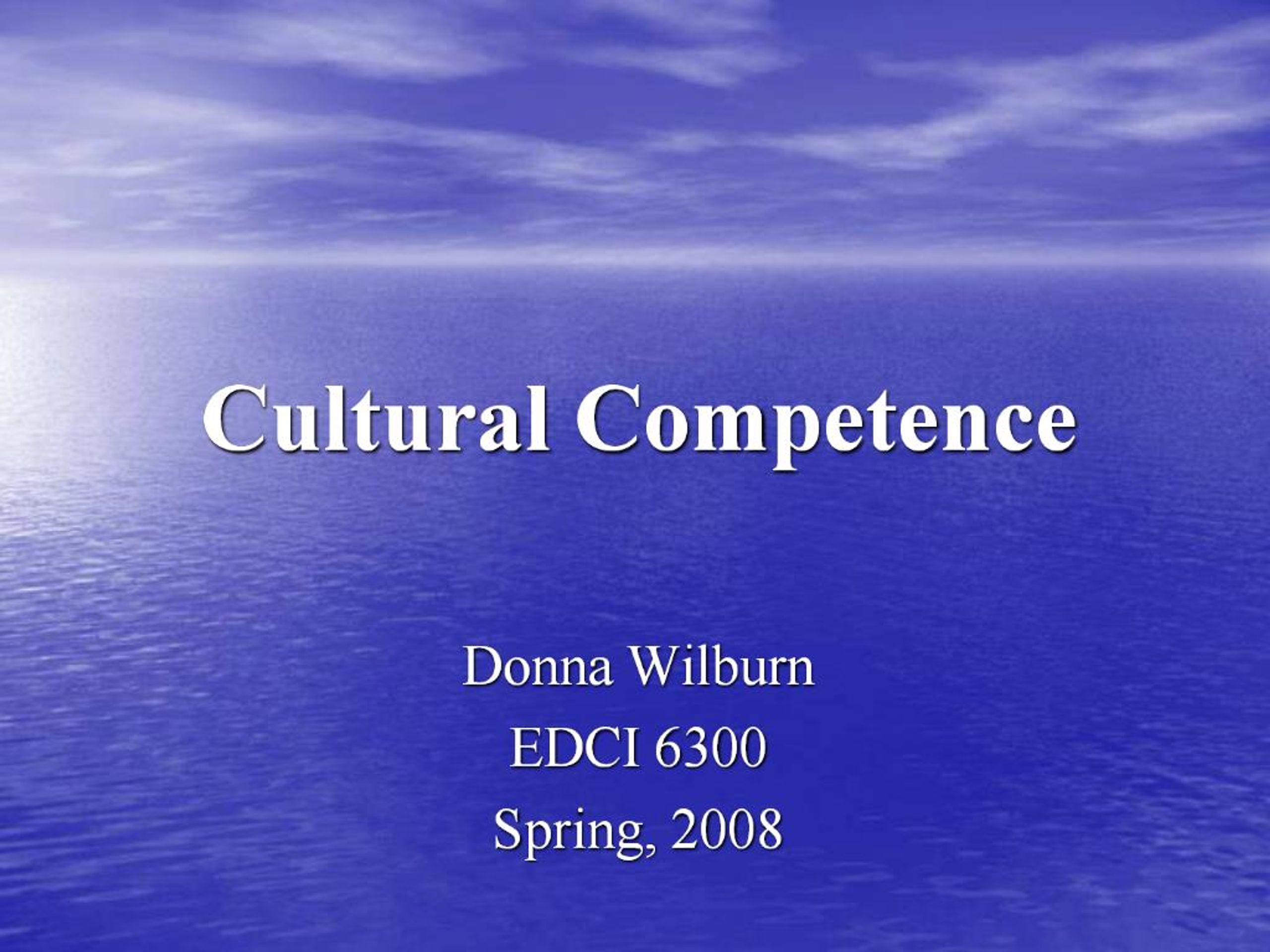 PPT - Enhancing Cultural Competence in Education Settings PowerPoint ...