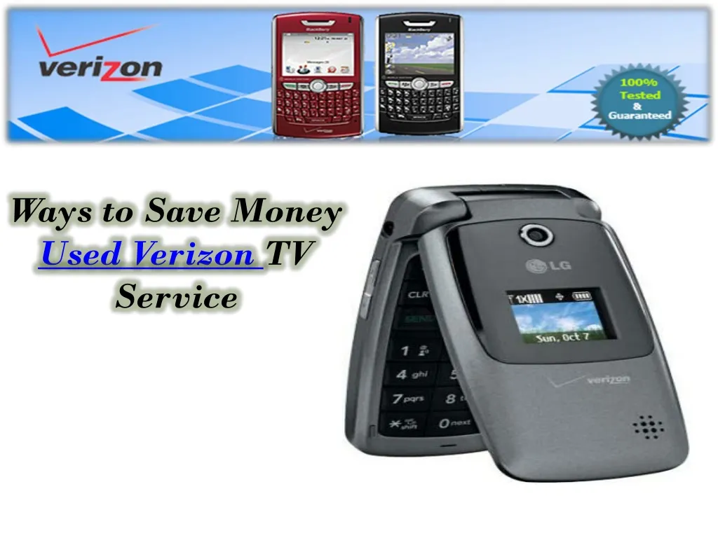ways to save money used verizon tv service