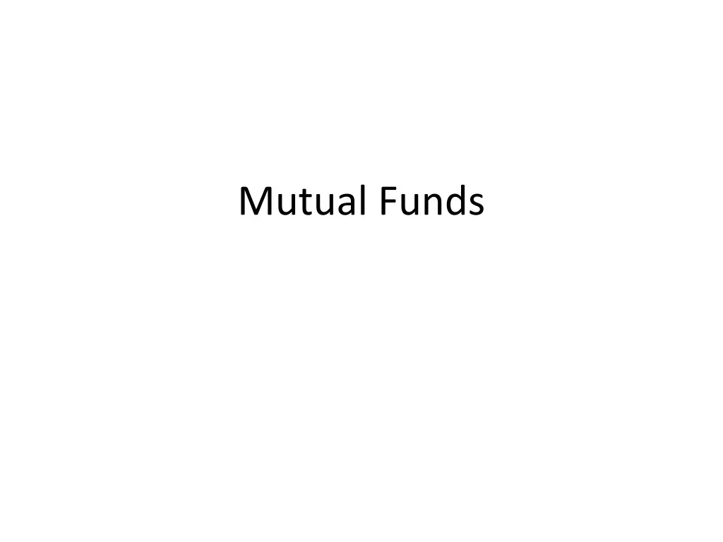 mutual funds