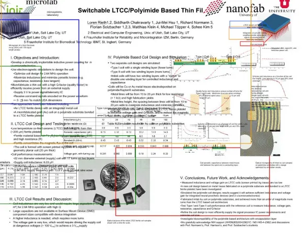 Switchable LTCC