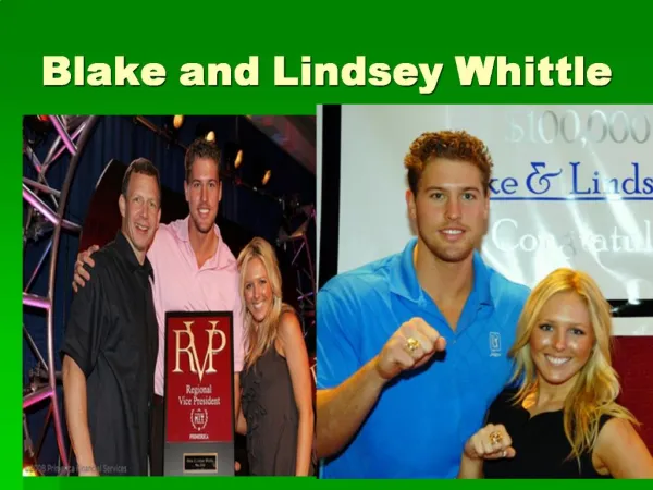 Blake and Lindsey Whittle