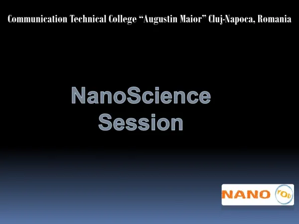 NanoScience Session