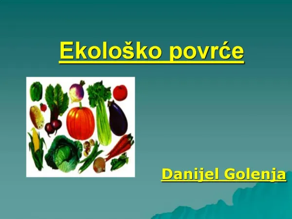 Ekolo ko povrce