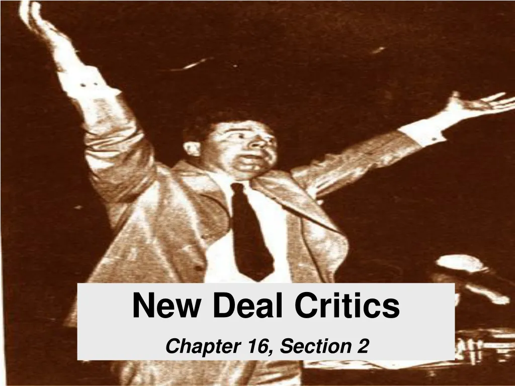new deal critics chapter 16 section 2