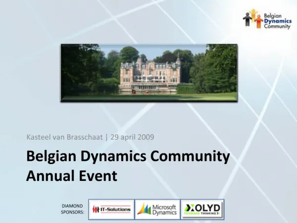 Belgian Dynamics Community Annual Event