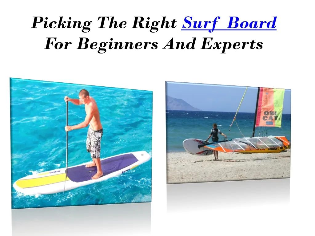 picking the right surf board for beginners