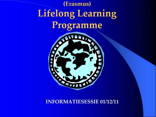 Erasmus Lifelong Learning Programme