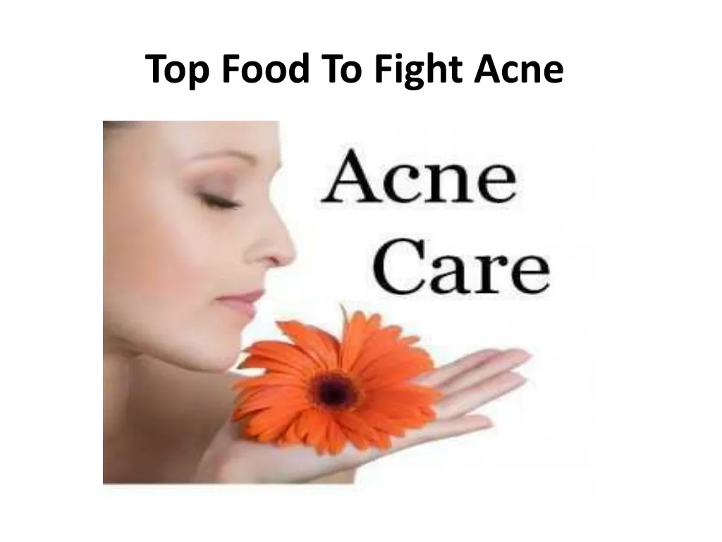 top food to fight acne