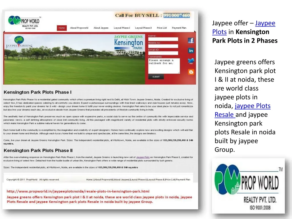 jaypee offer jaypee plots in kensington park