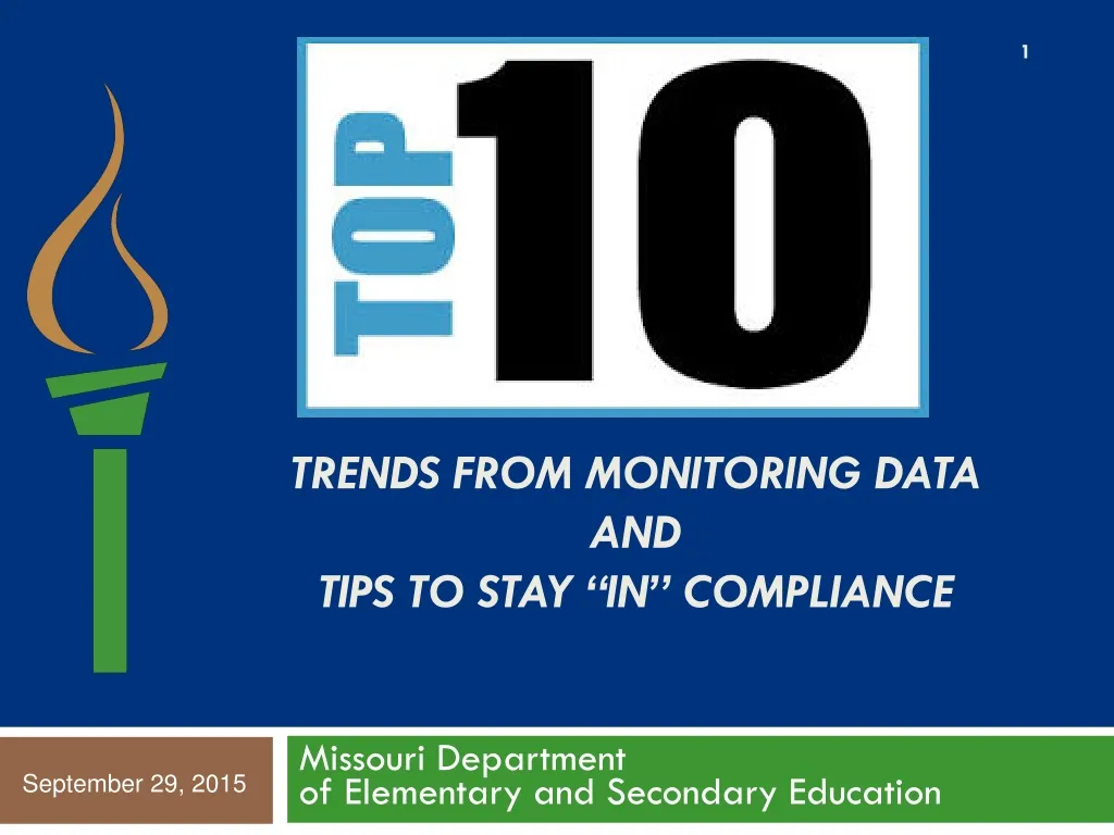 trends from monitoring data and tips to stay in compliance