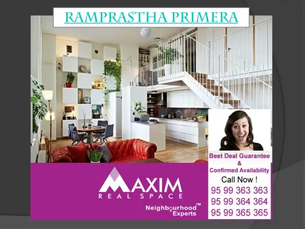 Ramprastha Primera Gurgaon Call 9599363363